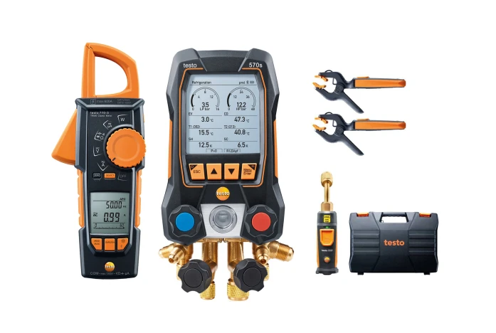 Set de vacío Smart testo 570s con pinza amperimétrica