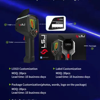 Imager Térmico Industrial Portátil de Medición de Temperatura de Infrarrojos